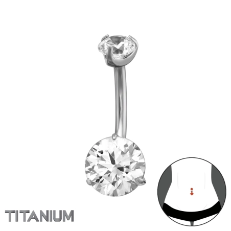 1,6X10 mm (14 G) - 5 Mm-Es Kerek Tetejű, 8 Mm-Es Kerek Aljú, 3 Ágú Belly Bananas Észer | All4silver