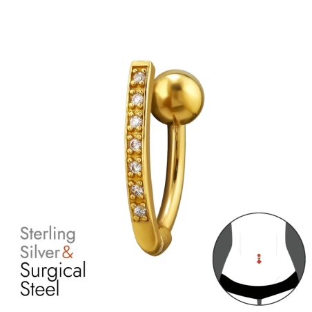 Bar Rúd 24K Aranyozott ezüst ékszer Észer | All4silver