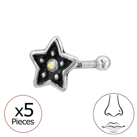 4 Mm-Es Csillag Csillag, Hold és a Nap Észer | All4silver