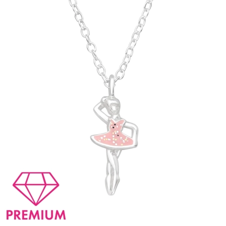 Balerina ezüst nyaklánc - Premium* - 925 Ezüst Nyakláncok