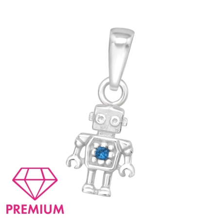 Robot ezüst prémium* medál - 925 Ezüst Medálok