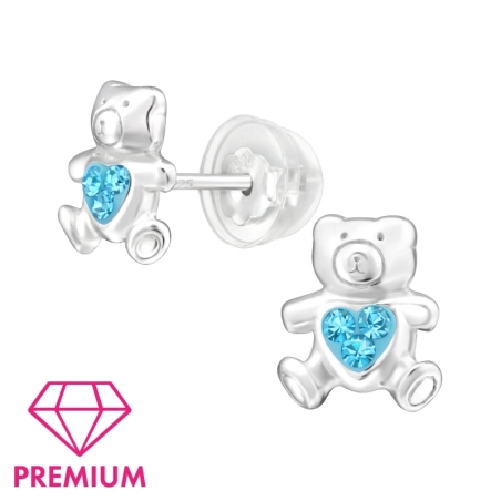 Maci - Premium* - 925 Ezüst Fülbevalók Kristállyal