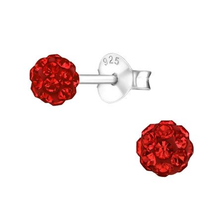 Labda 4mm - 925 Ezüst Alap Fülbevaló