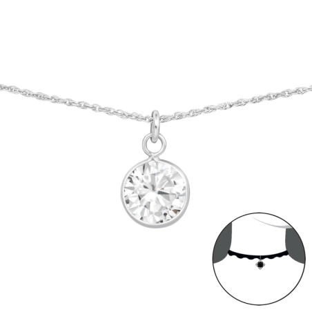 Kerek Chokers Észer | All4silver