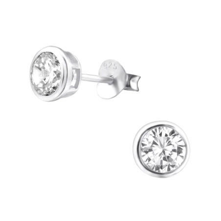 Ezüst Kerek 5mm Alap fülbevaló Észer | All4silver