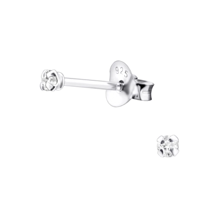 Ezüst Kerek 2mm Alap fülbevaló Észer | All4silver
