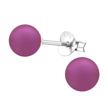 6 Mm-Es Stift fülbevaló gyönggyel Észer | All4silver